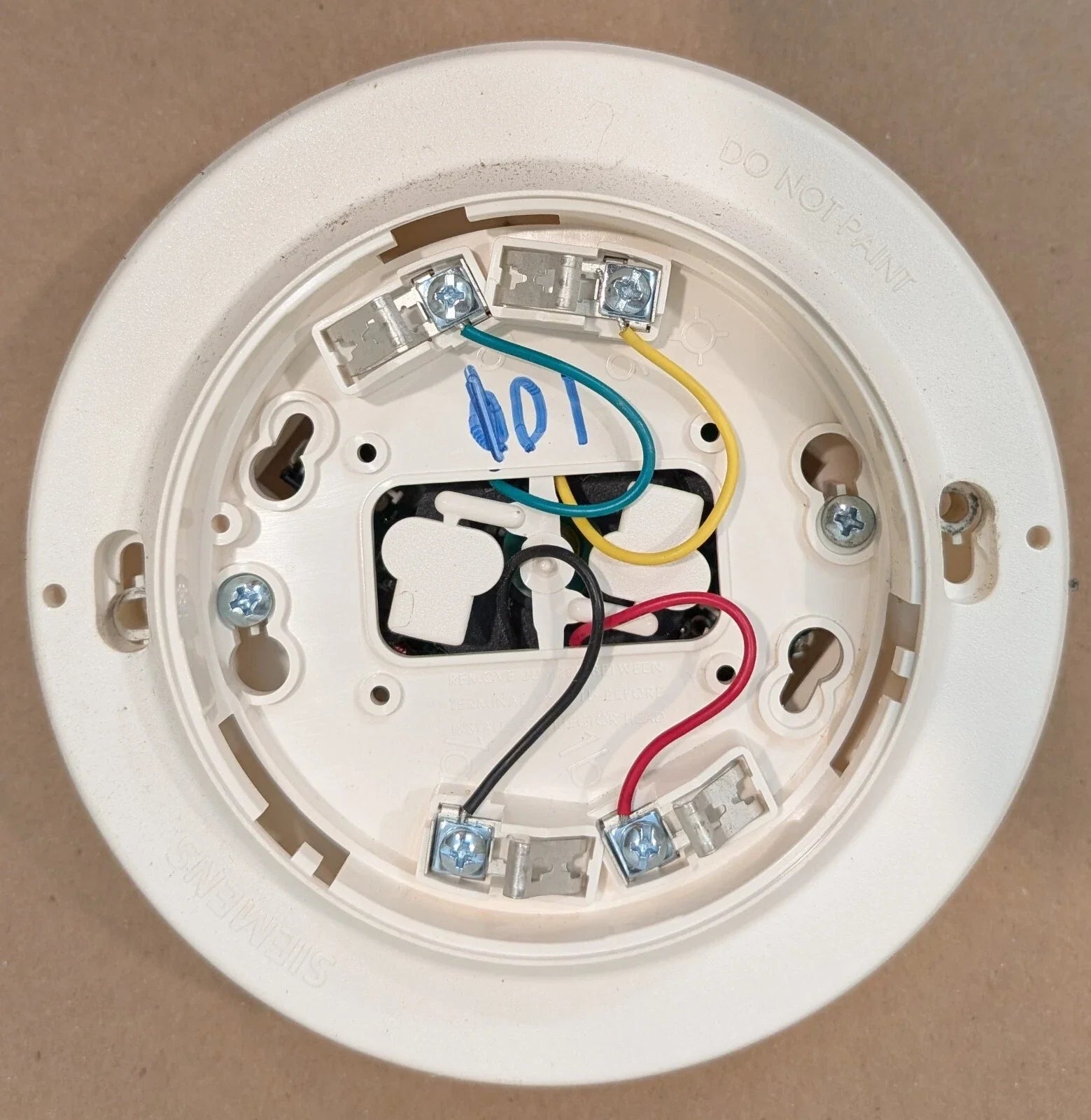 Siemens ADBH - 11 Audible Fire Detector Mounting Base - Used - Fire Protection Parts