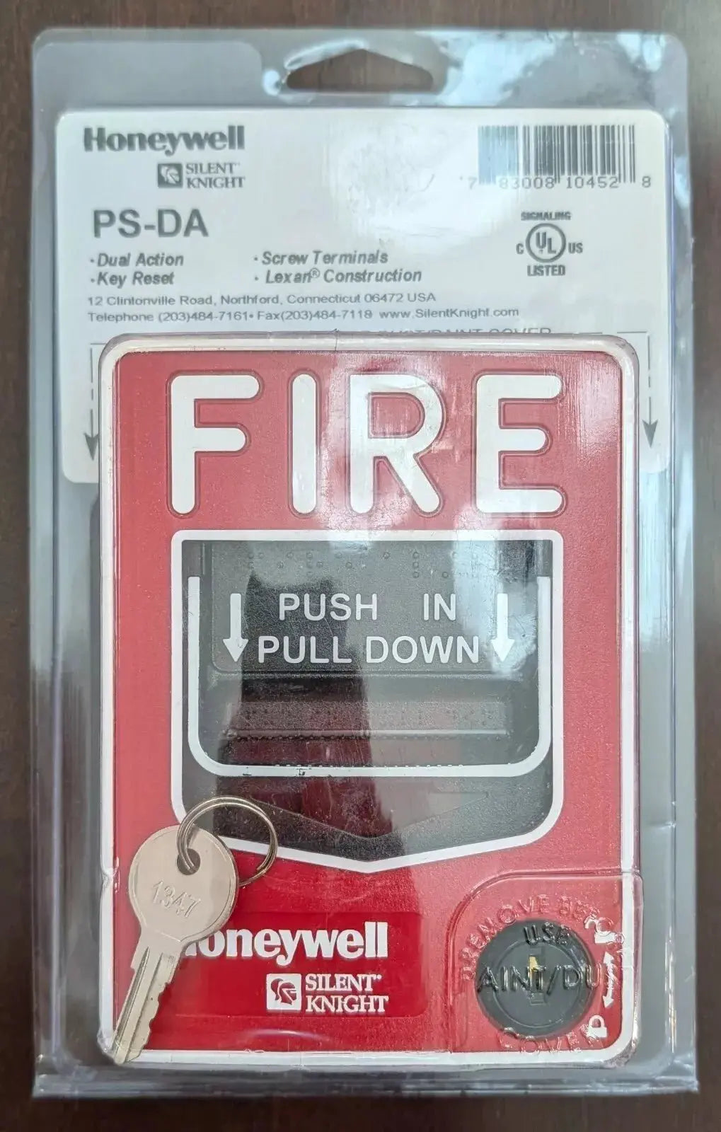 Silent Knight Honeywell PS-DA Dual Action Pull Station by Fredland Supply Company