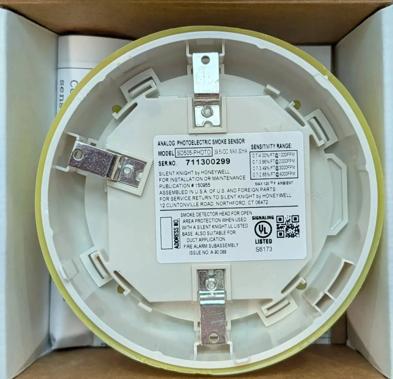Silent Knight SD505-PHOTO Smoke Detector by Fredland Supply Company