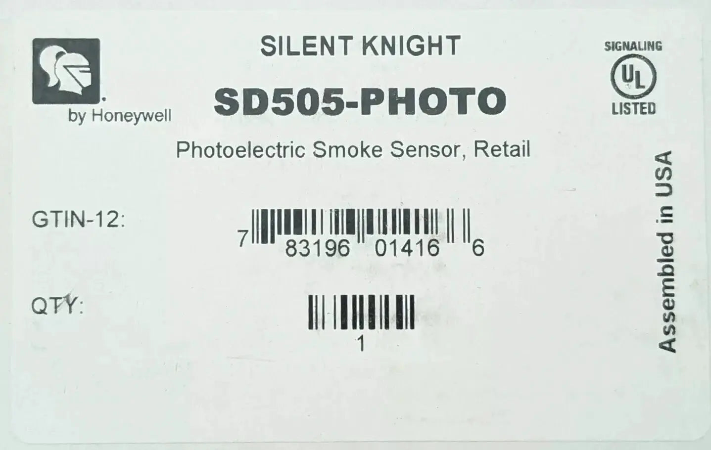 Silent Knight SD505-PHOTO Smoke Detector by Fredland Supply Company