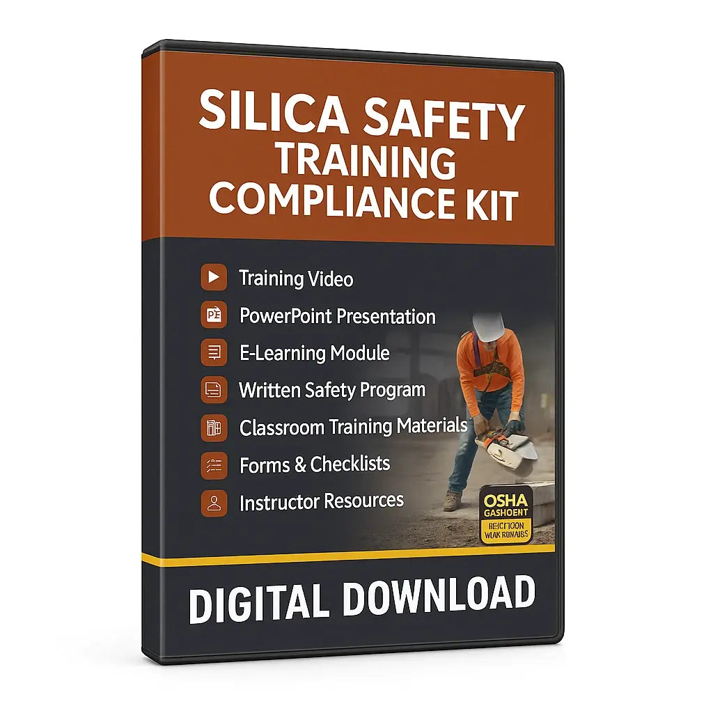 Silica for Construction Safety Compliance Kit by XO Safety