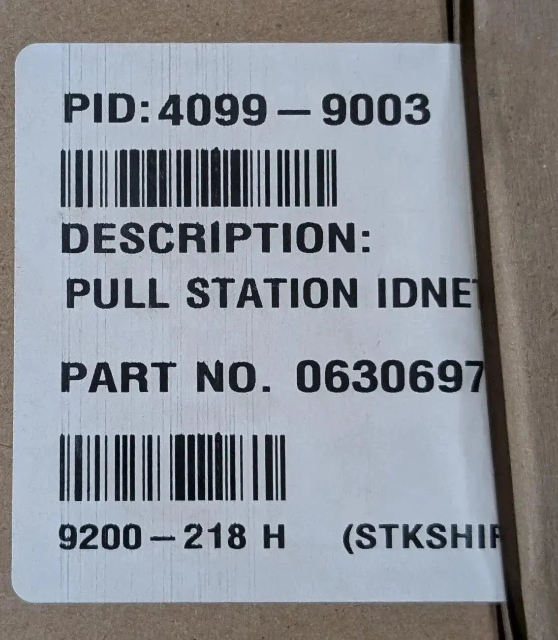 Simplex 4099-9003 Pull Station by Fredland Supply Company