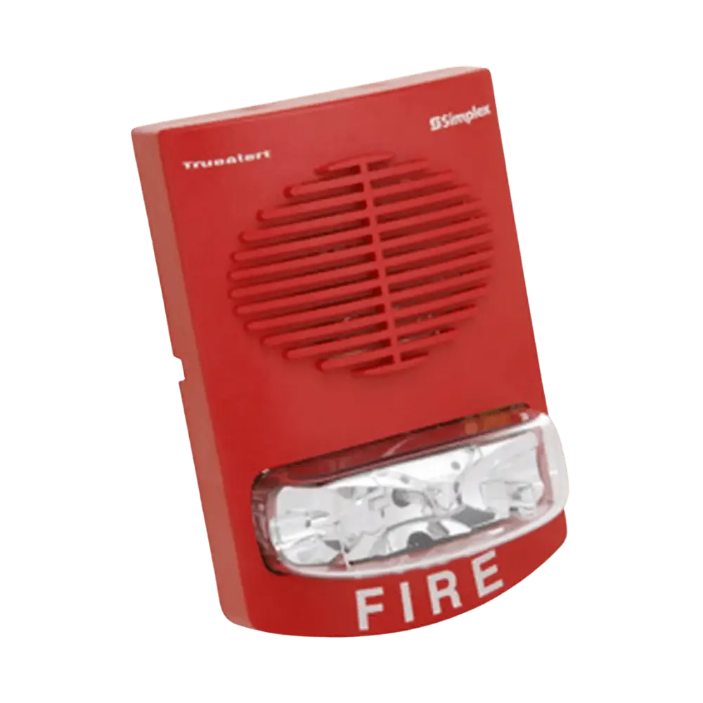 Simplex 4906-9251 Wall Speaker Strobe - Red by Fredland Supply Company