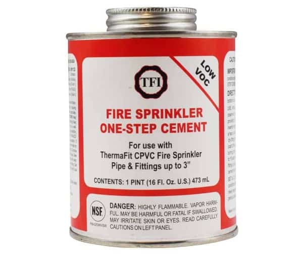 Solvent Cement Pint for Fire Safety Systems Durable Bonding - Fire Protection Parts
