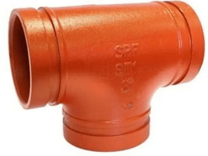 ST1 Grooved Tee Short Pattern Imp for Fire Protection Grooved Products SPF/Anvil Fire Protection Parts ST1 Grooved Tee Short Pattern Imp | Fire Protection - Viking