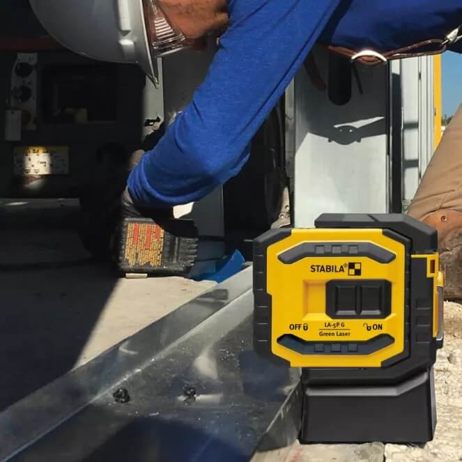 Stabila 03165 LA - 5 PG self - leveling, 5 - Point/Dot GREENBEAM Laser - Fire Protection Parts