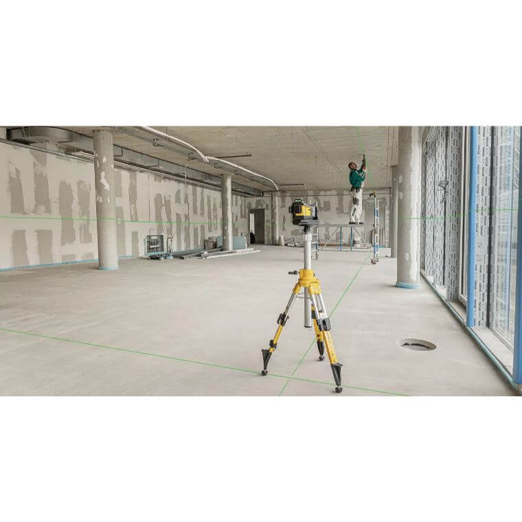 Stabila 03420 Multi - line laser LAX 600 G, 12 V system, 7 - piece set, with battery and charger - Fire Protection Parts