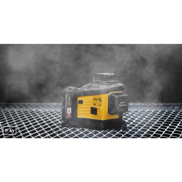Stabila 03420 Multi - line laser LAX 600 G, 12 V system, 7 - piece set, with battery and charger - Fire Protection Parts
