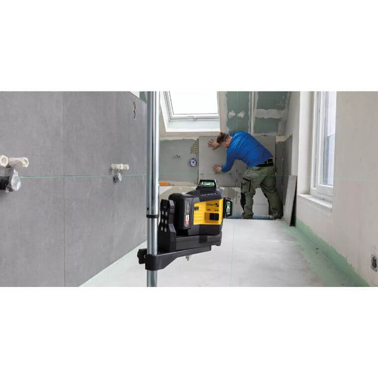 Stabila 03420 Multi - line laser LAX 600 G, 12 V system, 7 - piece set, with battery and charger - Fire Protection Parts