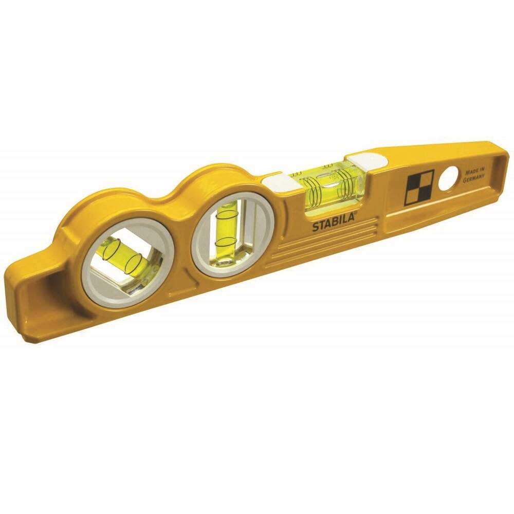 Stabila 25245 Type 81SMW45 Die Cast Three Vial Torpedo Spirit Level - Fire Protection Parts