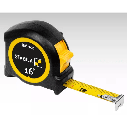 Stabila 30710 10' Compact Tape Measure BM 100, Imperial scale - Fire Protection Parts