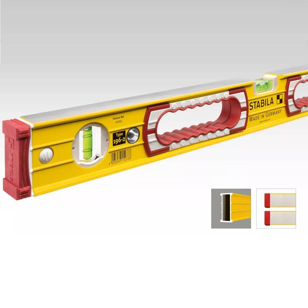 Stabila 37416 Type 196 Heavy Duty Spirit Levels 16 inch - Fire Protection Parts
