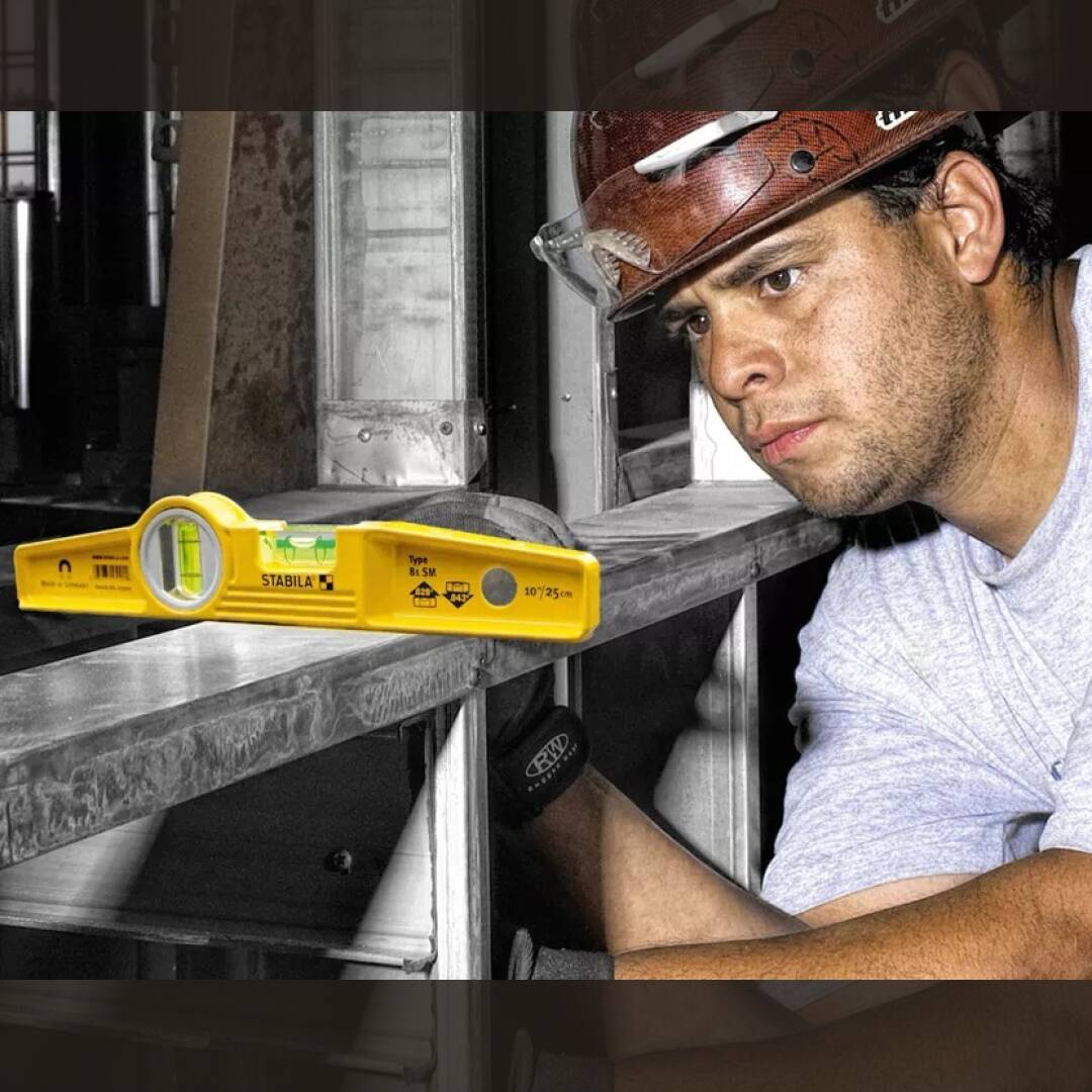 Stabila 48296 Mason 3 Spirit Level Set - 24 inch 48 inch 10 inch Torpedo and Case - Fire Protection Parts