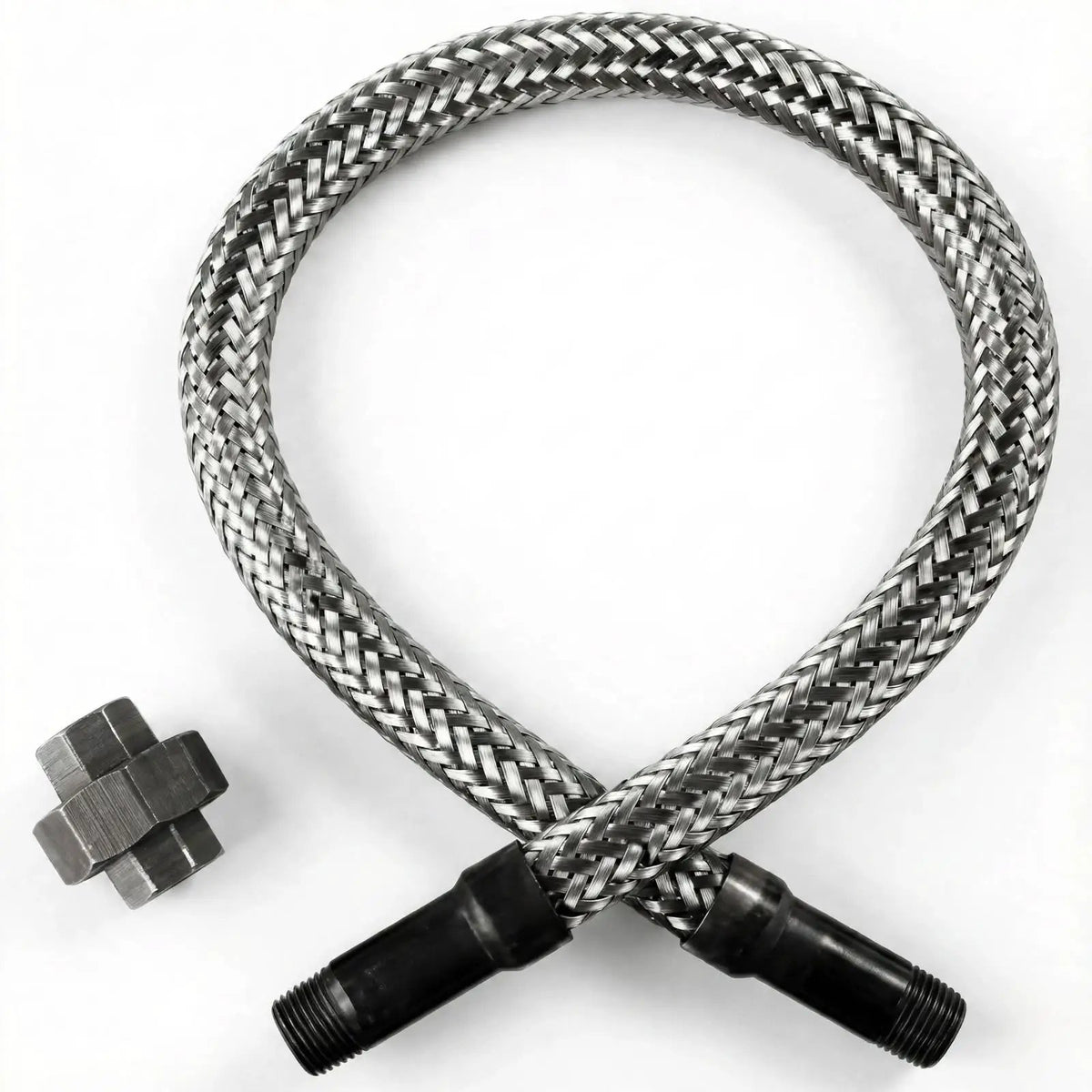 Stainless Steel Flex Hose 1/2" MNPT for Air Compressor