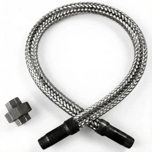 Stainless Steel Flex Hose 1/2" MNPT for Air Compressor