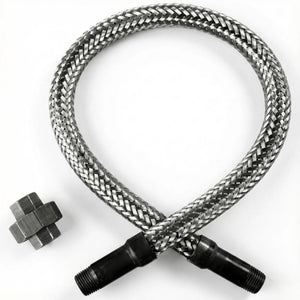 Stainless Steel Flex Hose 1/2" MNPT for Air Compressor Accessories General Air Products Fire Protection Parts Stainless Steel Flex Hose 1/2 Inch Air Compressor - Viking