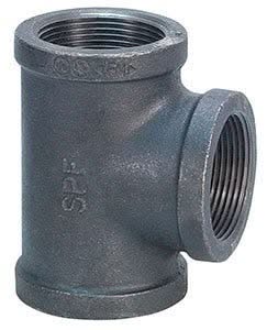 STRAIGH TEE - MALLEABLE IRON (MI) IMP - Fire Protection Parts