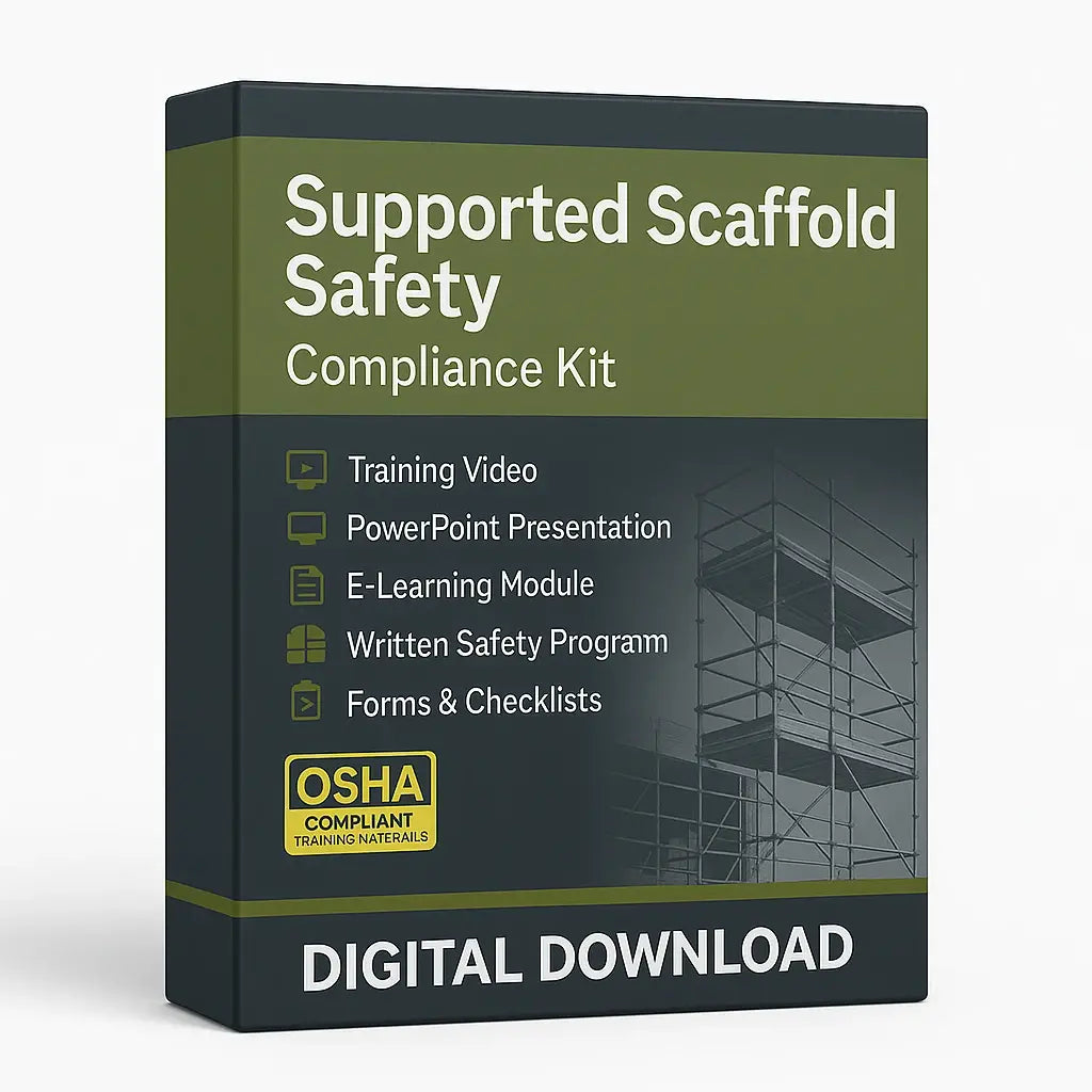Supported Scaffolding Safety Training Compliance Kit by XO Safety