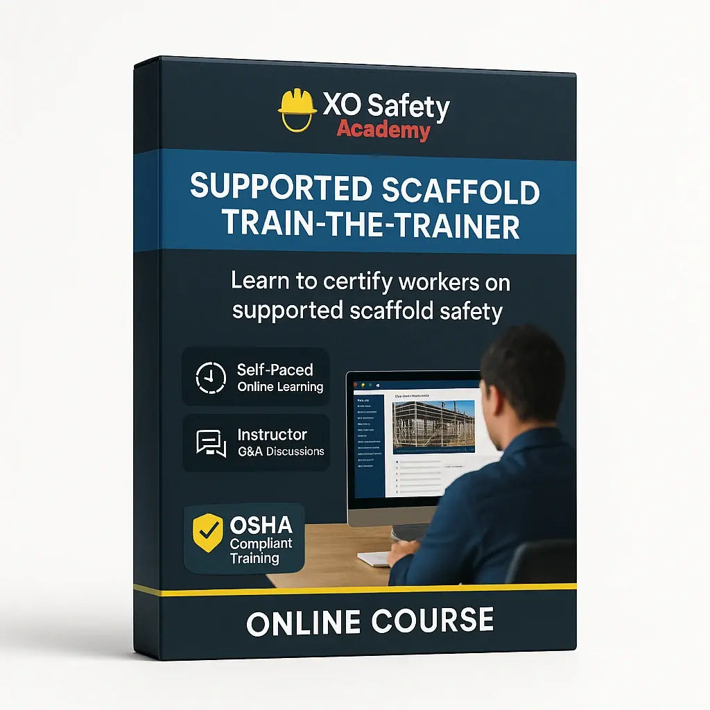 Supported Scaffold Train The Trainer Online Course by XO Safety