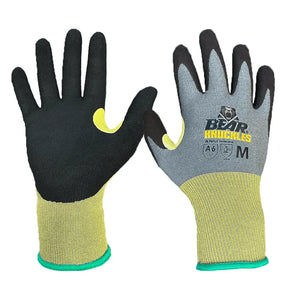 Switchblade SC6100 ANSI Cut A6 Sandy Nitrile Extreme Grip Work Glove Industrial Bear Knuckles Fire Protection Parts Industrial Switchblade SC6100 - Durable and Efficient Tool