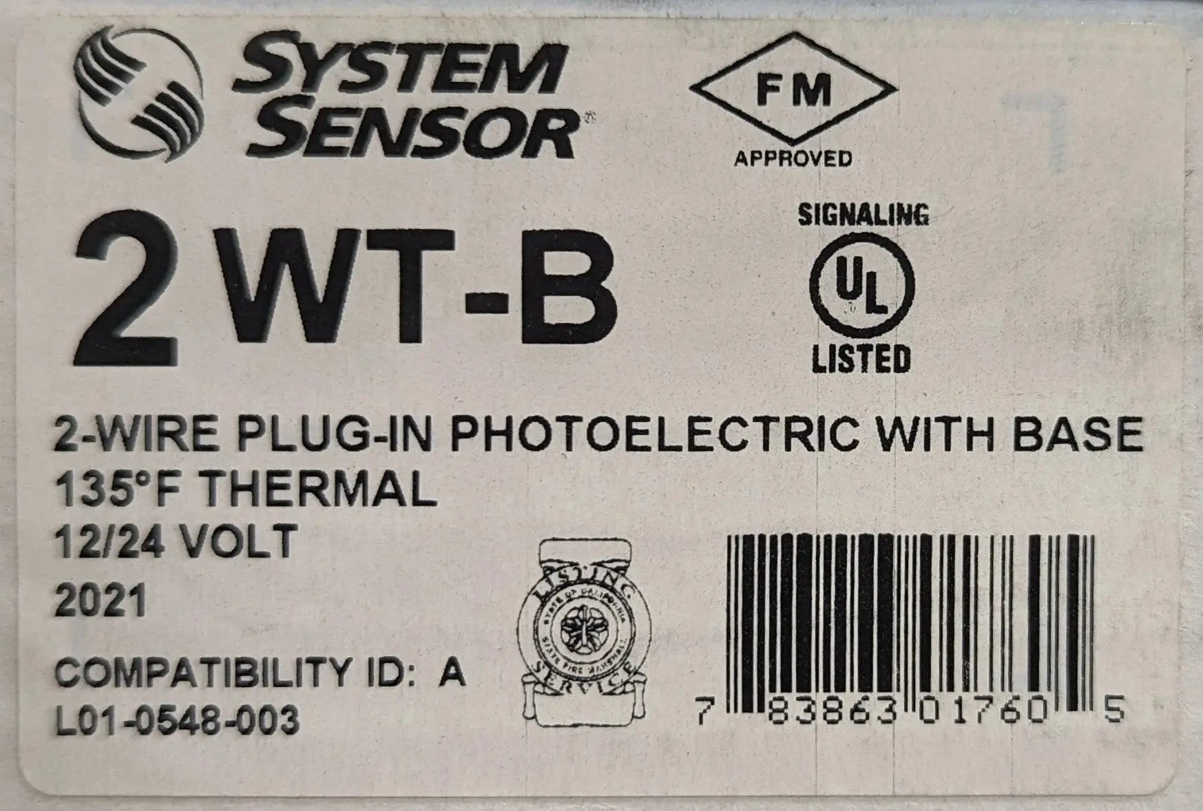 System Sensor 2WT-B Smoke and Heat Detector by Fredland Supply Company