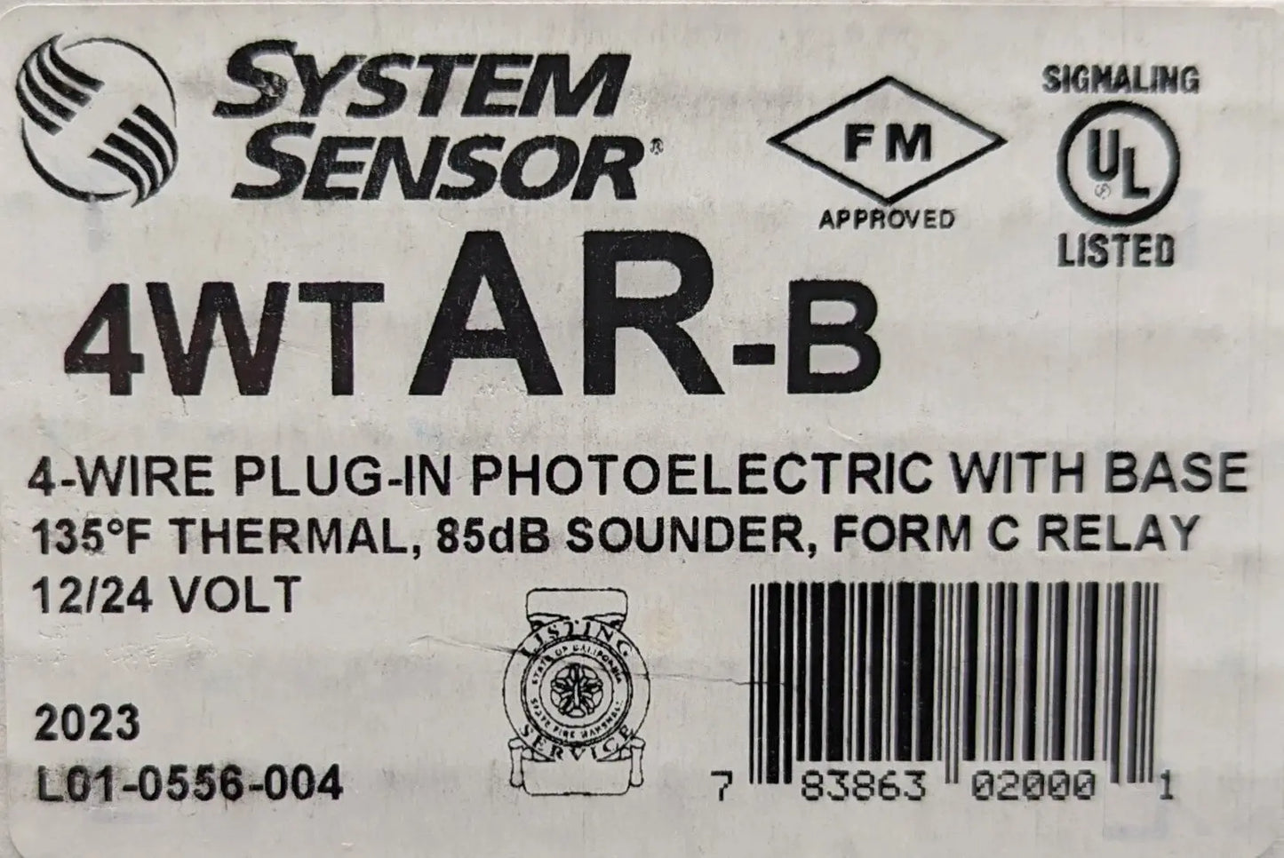 System Sensor 4WTAR-B Smoke Detector by Fredland Supply Company