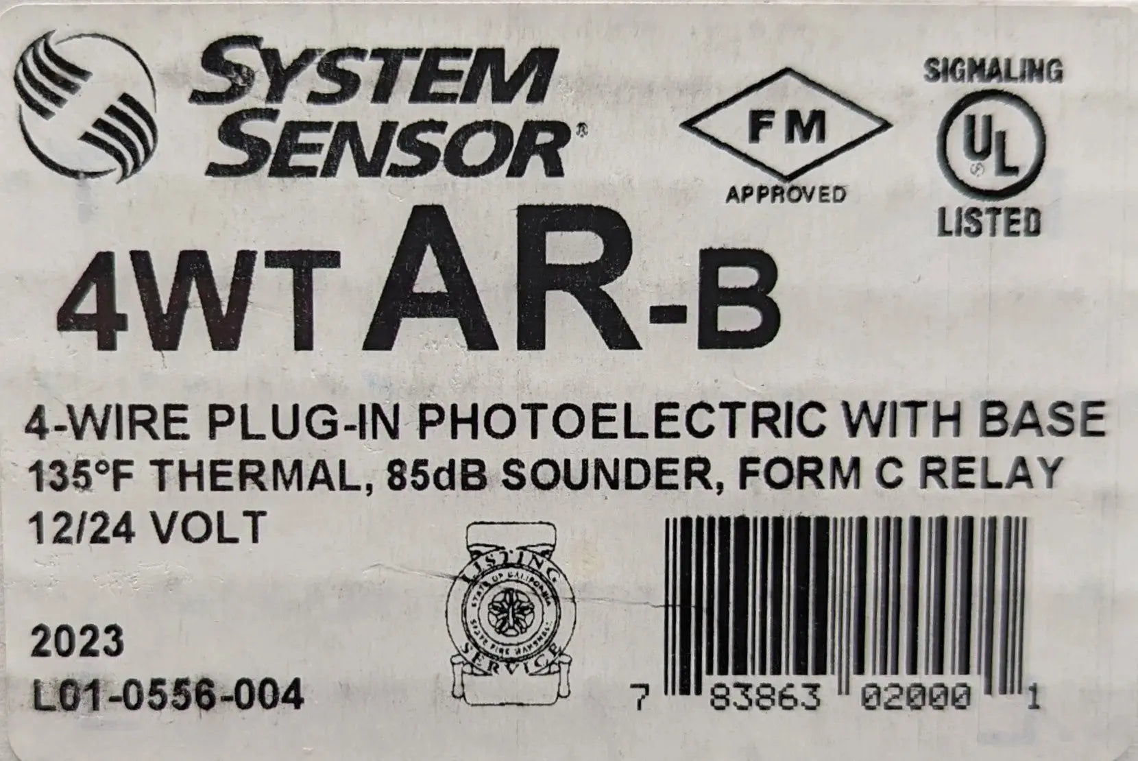 System Sensor 4WTAR-B Smoke Detector by Fredland Supply Company