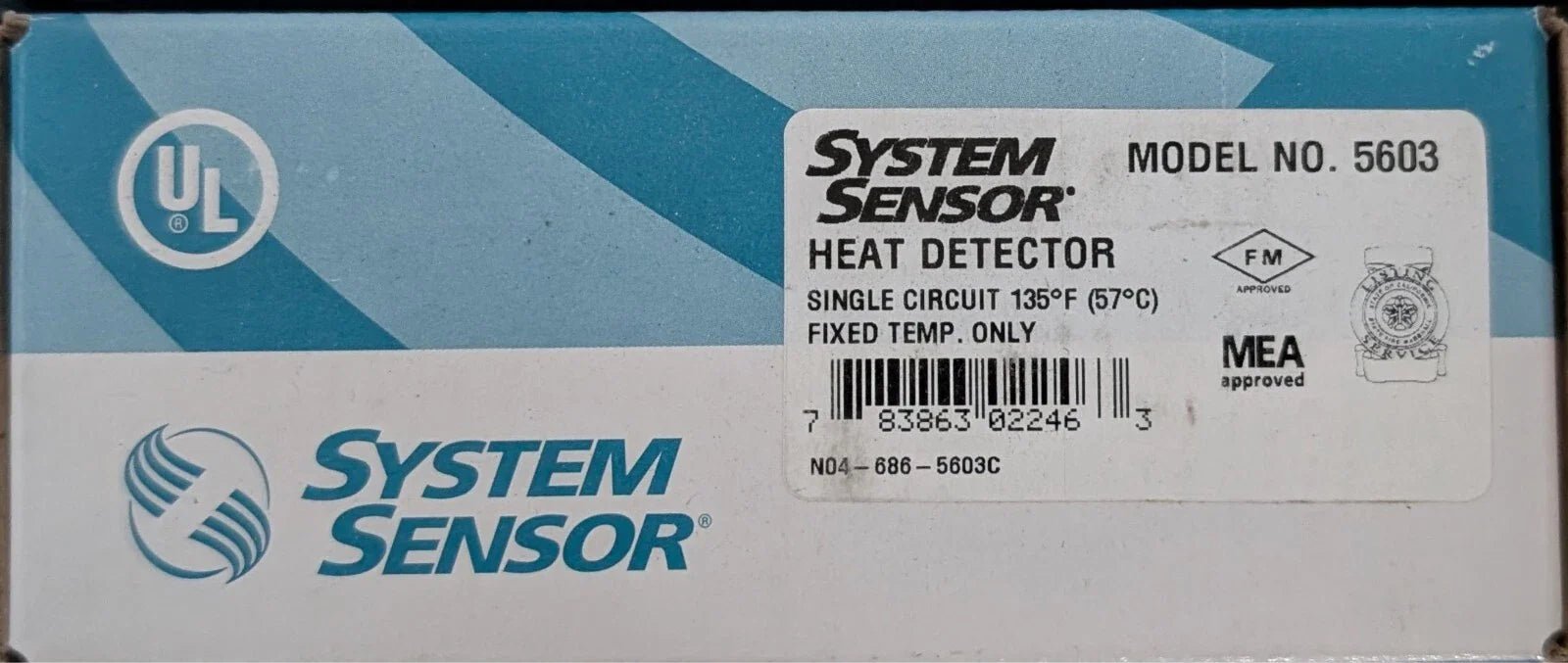 System Sensor 5603 Heat Detector - Fire Protection Parts