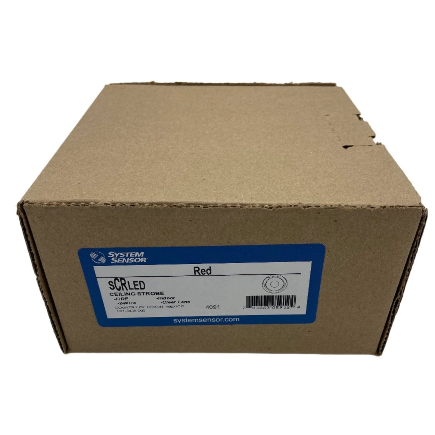 System Sensor SCRLED Ceiling Mount Strobe (Replaces SCRL) by The Fire Alarm Supplier