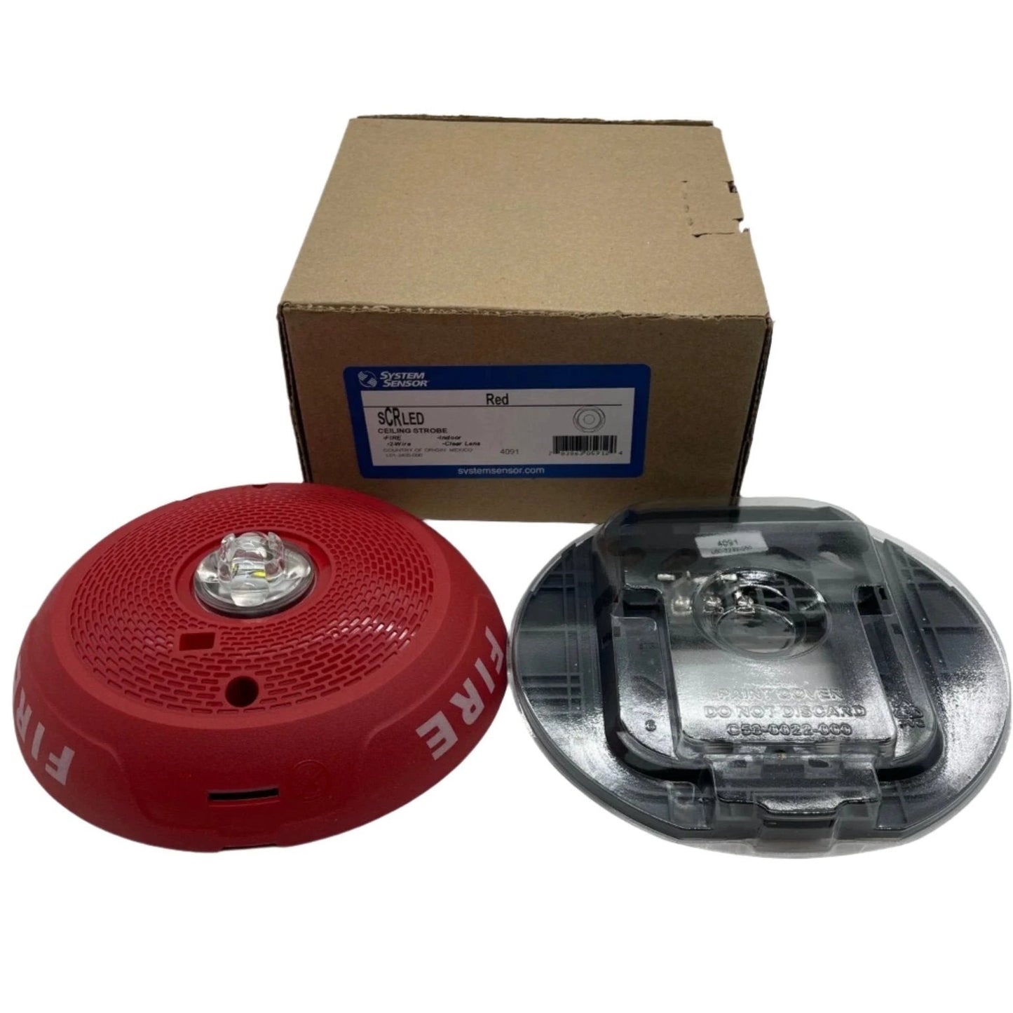 System Sensor SCRLED Ceiling Mount Strobe (Replaces SCRL) by The Fire Alarm Supplier