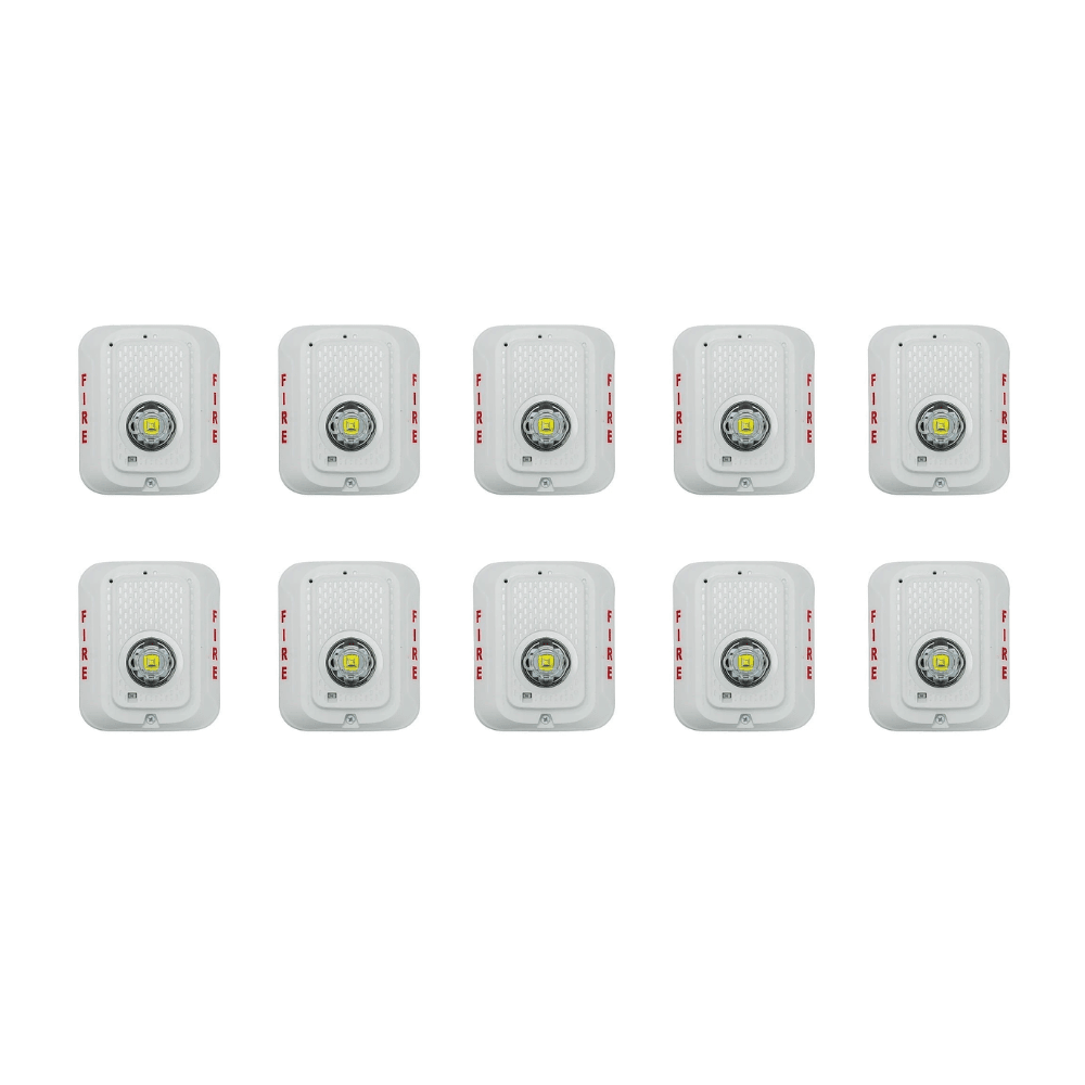 System Sensor SWLED - BP10 Strobe - Bulk Pack with 10 Single Units - Fire Protection Parts