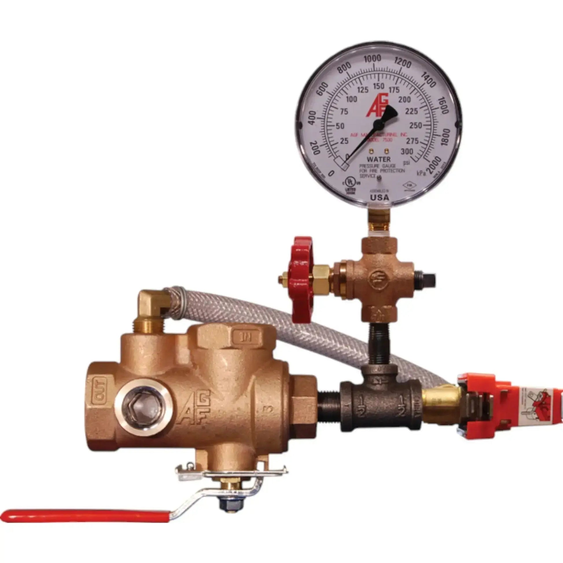 TESTanDRAIN 2511T Ball Valve for Fire Sprinkler System by AGF Manufacturing