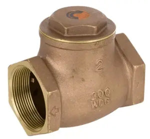 Threaded Swing Check Valve Soft Seat Brass Body by Smith-Cooper Intl