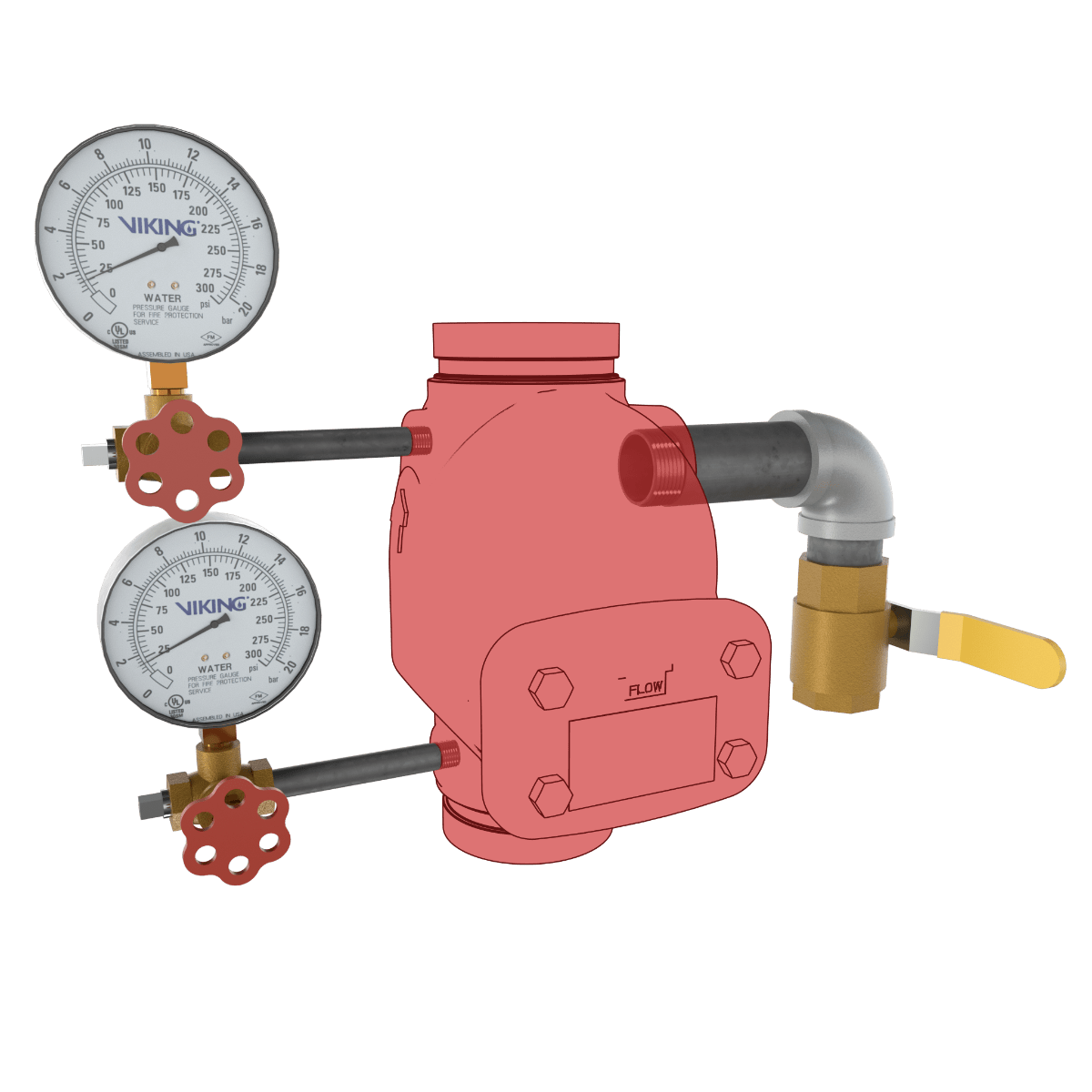 TRIM, 3" EZR CHECK, E1/F1 - Fire Protection Parts