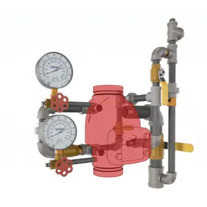 Trim 8" Alarm Vertical J-1 Galvanized Fire System by Viking