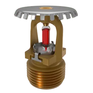 VK2001 K8.0 STANDARD RESPONSE (QR) UP BRASS 155 3/4" - Fire Protection Parts