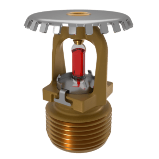 VK2001 K8.0 STANDARD RESPONSE (QR) UP BRASS155 3/4G&S - Fire Protection Parts