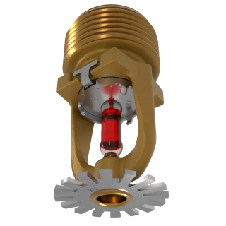 VK2021 K8.0 STANDARD RESPONSE (QR) PD BRASS200 3/4GRD - Fire Protection Parts