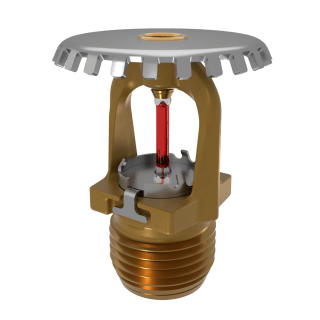 VK3502 K8.0 QUICK RESPONSE (QR) UP BRASS 135 1/2" - Fire Protection Parts