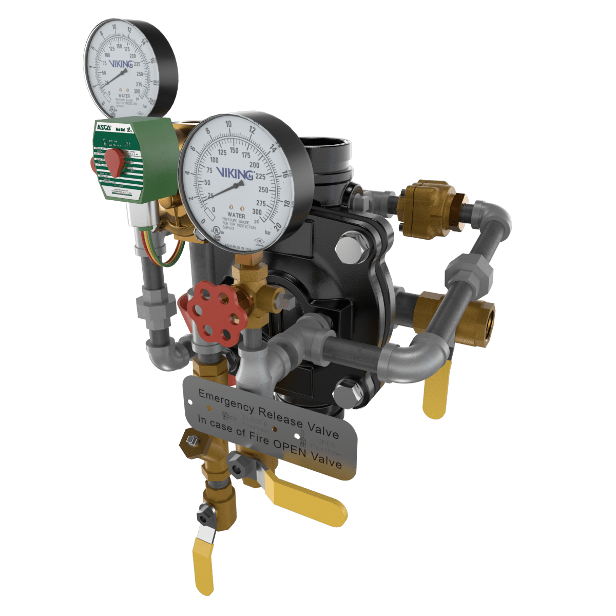 VXD DELUGE - ELECTRIC RELEASE TRIMMED - Fire Protection Parts