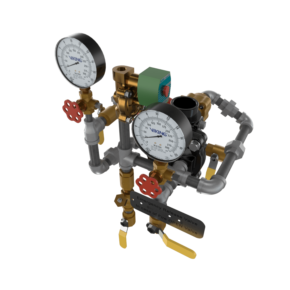 VXD DELUGE - ELECTRIC RELEASE TRIMMED - Fire Protection Parts