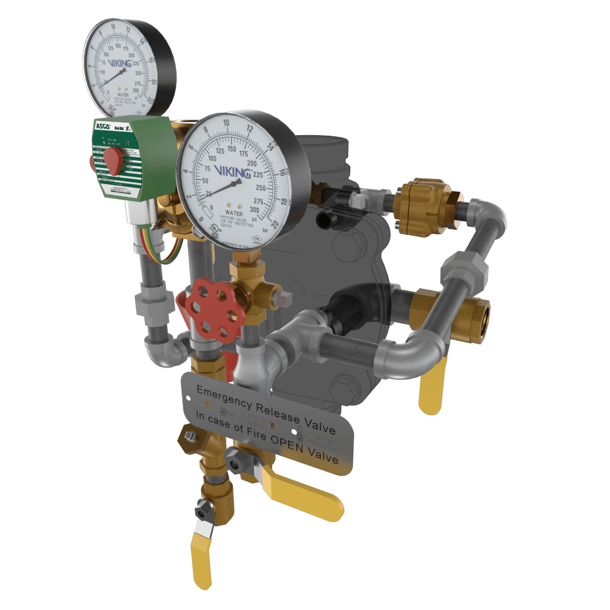 VXD DELUGE - ELECTRIC RELEASE TRIMMED - Fire Protection Parts