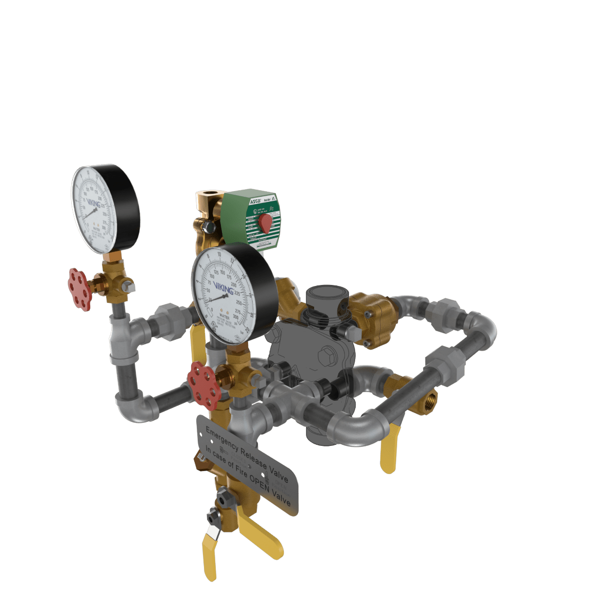 VXD DELUGE - ELECTRIC RELEASE TRIMMED - Fire Protection Parts