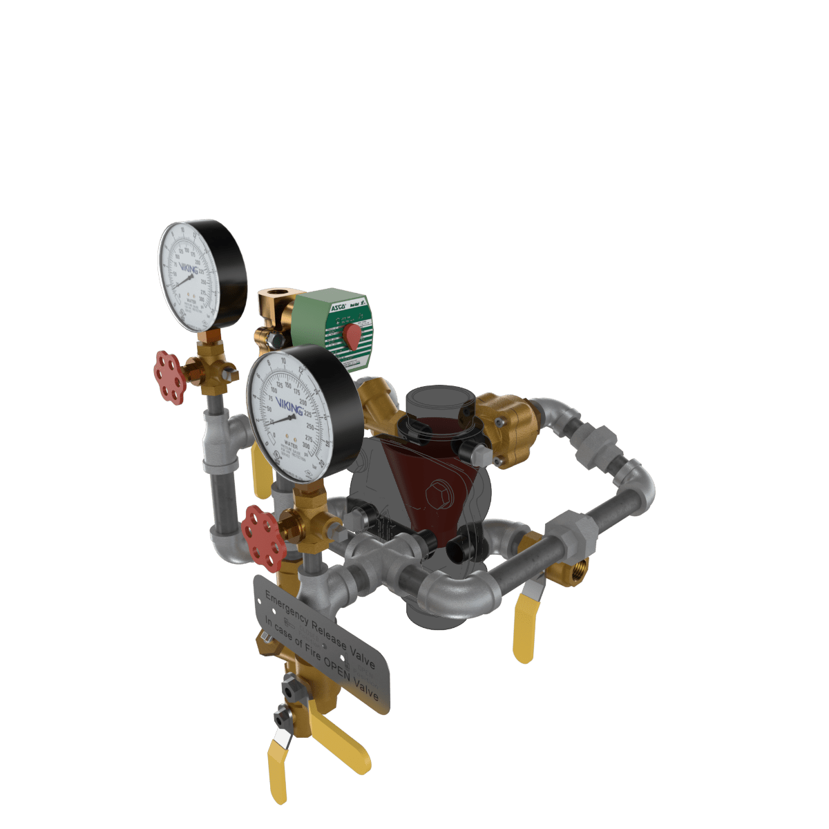 VXD DELUGE - ELECTRIC RELEASE TRIMMED - Fire Protection Parts