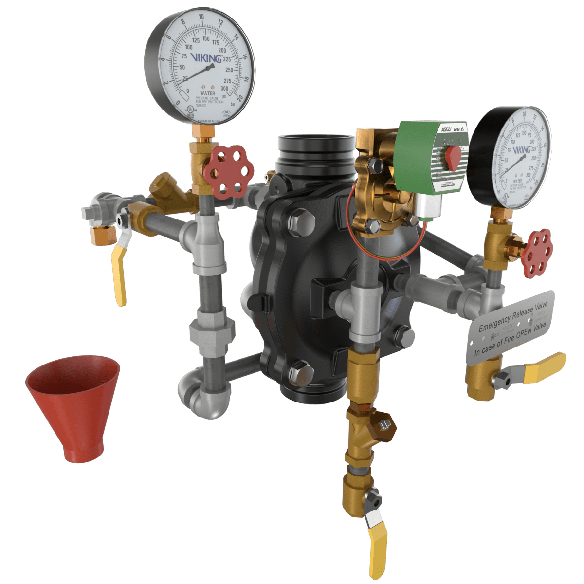 VXD DELUGE - ELECTRIC RELEASE TRIMMED - Fire Protection Parts