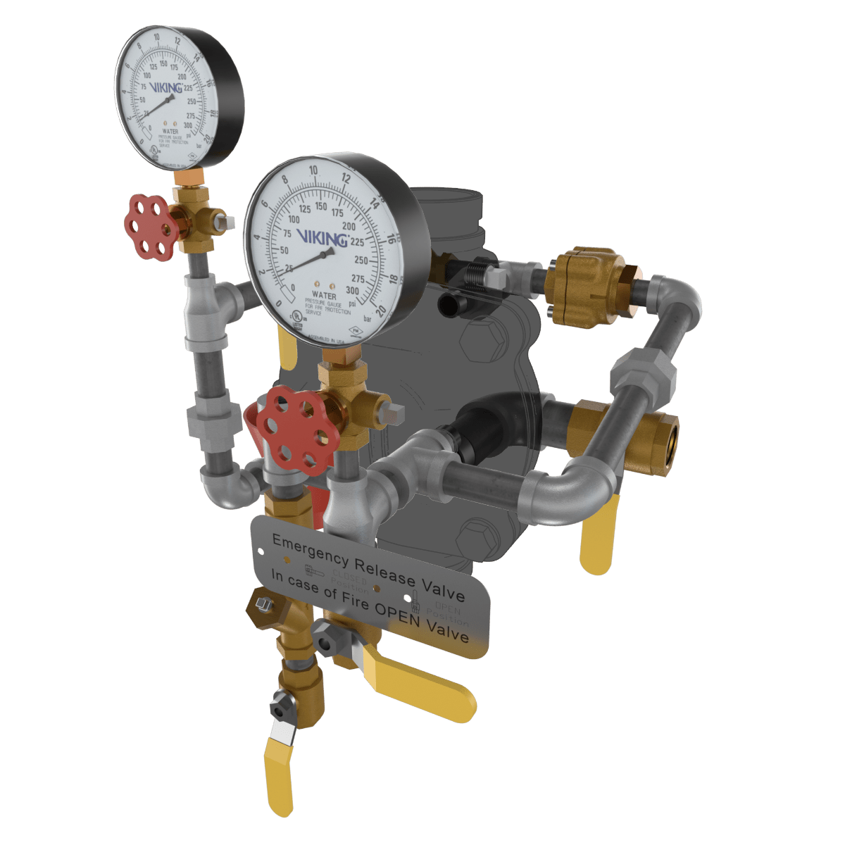 VXD DELUGE - HYDRAULIC RELEASE TRIMMED - Fire Protection Parts