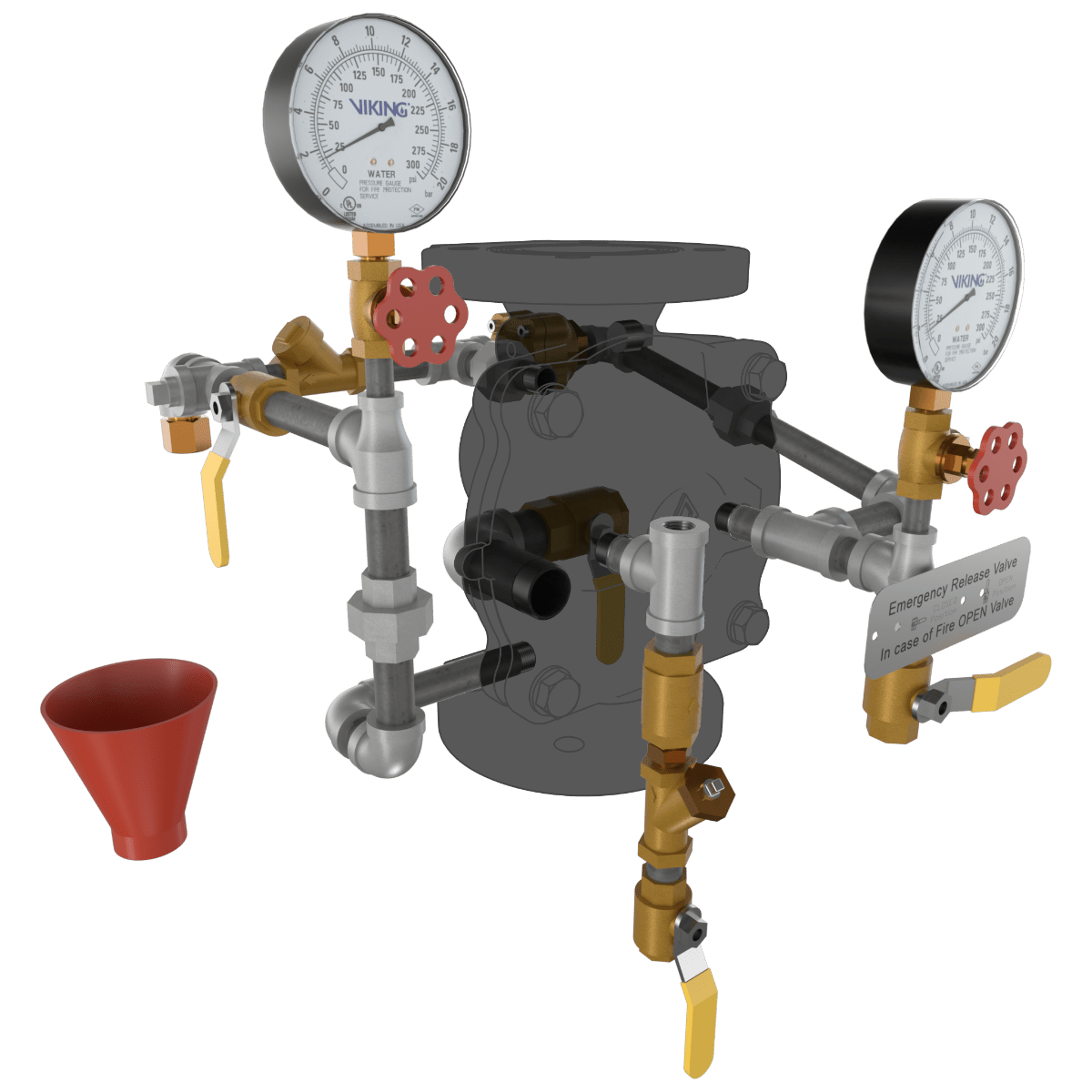 VXD DELUGE - HYDRAULIC RELEASE TRIMMED - Fire Protection Parts