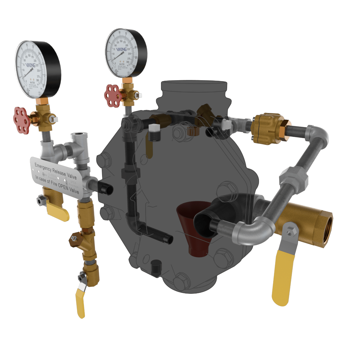 VXD DELUGE - HYDRAULIC RELEASE TRIMMED - Fire Protection Parts