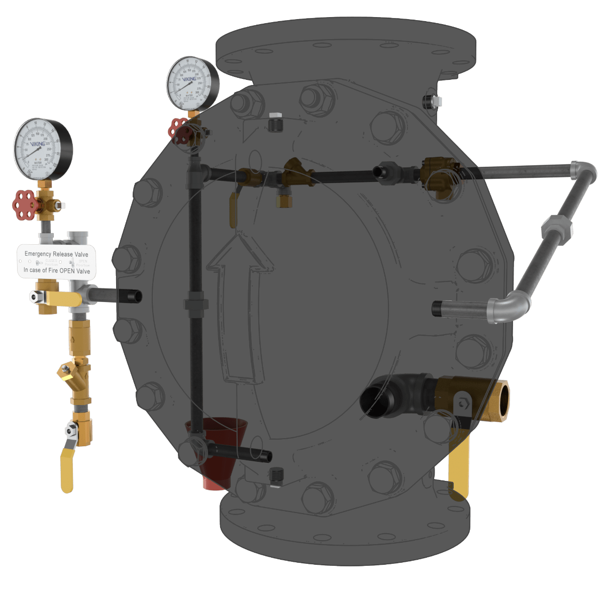 VXD DELUGE - HYDRAULIC RELEASE TRIMMED - Fire Protection Parts