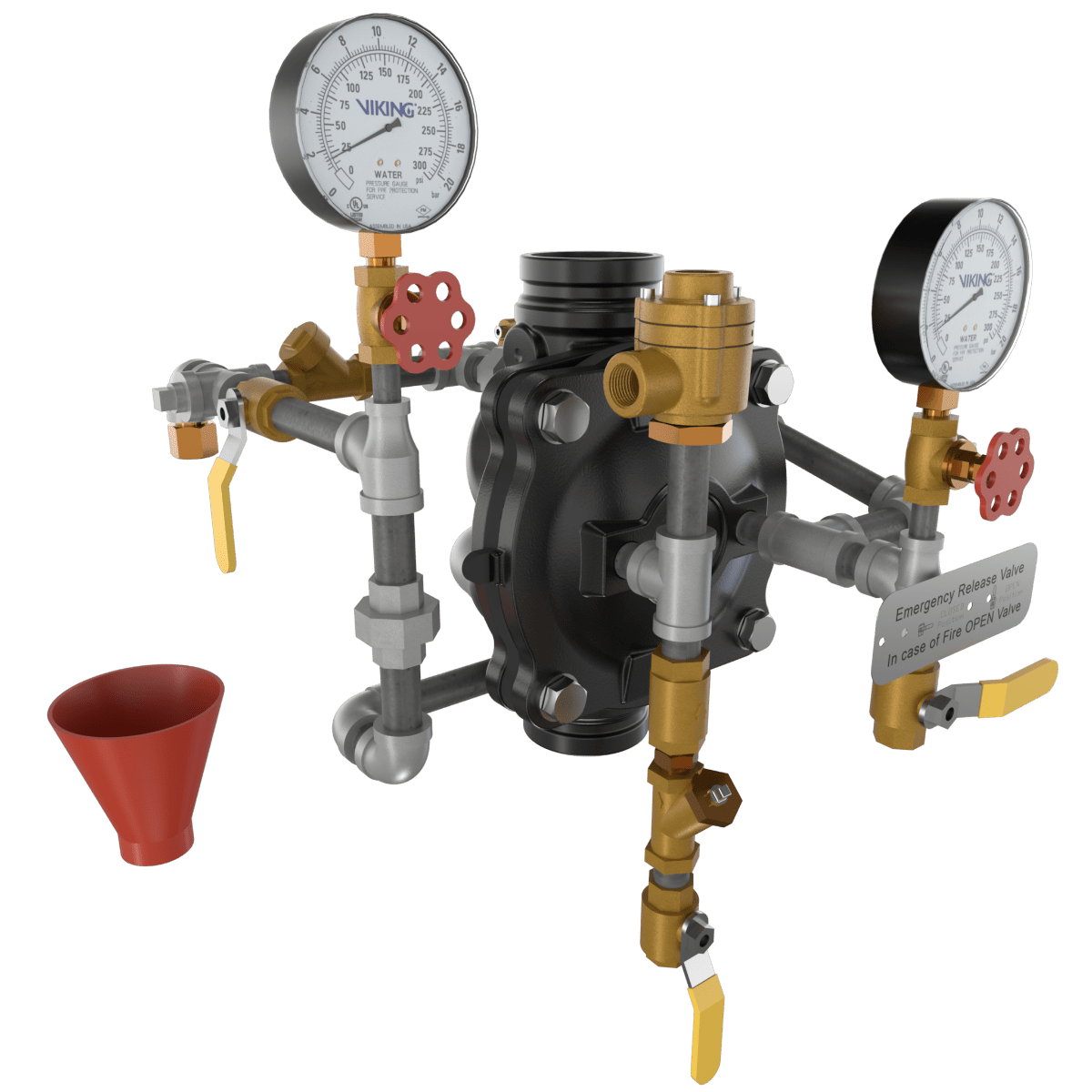 VXD DELUGE - PNEUMATIC RELEASE TRIMMED - Fire Protection Parts